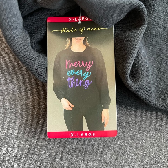 NWT State Of Mine Women's Sparkle Sweatshirt - Picture 10 of 16